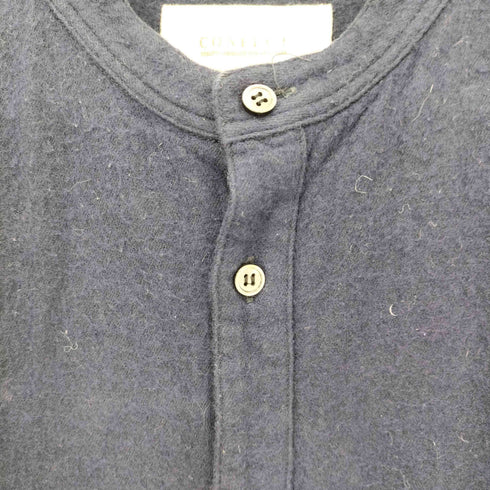 ネストローブコンフェクト nest Robe CONFECT 15AW ウール混バンドカラーシャツ メンズ JPN:3
