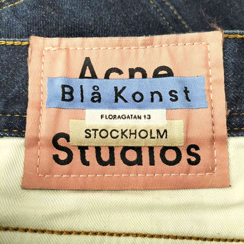 アクネストゥディオズ ACNE STUDIOS MADE IN ITALY Bla Konst ボタンフライショートデニムパンツ メンズ