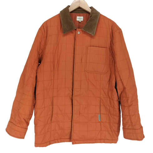 シーケーカルバンクライン ck Calvin Klein 90s 襟コーデュロイ キルティング比翼ジャケット メンズ JPN:M