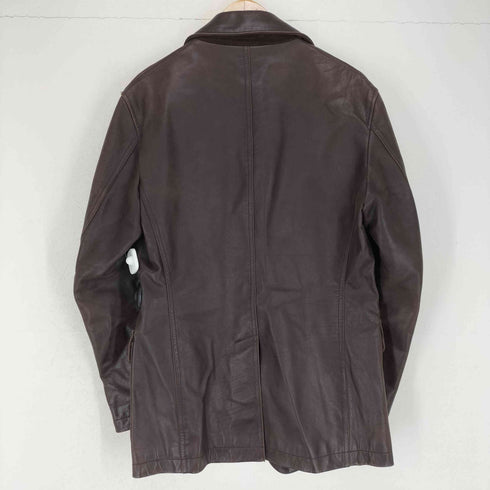 ダナキャランニューヨーク DKNY カウレザーフラップコーデュロイマルチポケットジャケット メンズ JPN:S