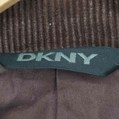 ダナキャランニューヨーク DKNY カウレザーフラップコーデュロイマルチポケットジャケット メンズ JPN:S