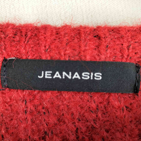 ジーナシス JEANASIS 24AW 5Gボートネッククラッシュプルオーバー レディース JPN:L