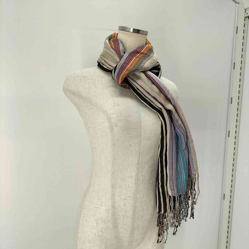 ポールスミス Paul Smith マルチストライプ ストール レディース