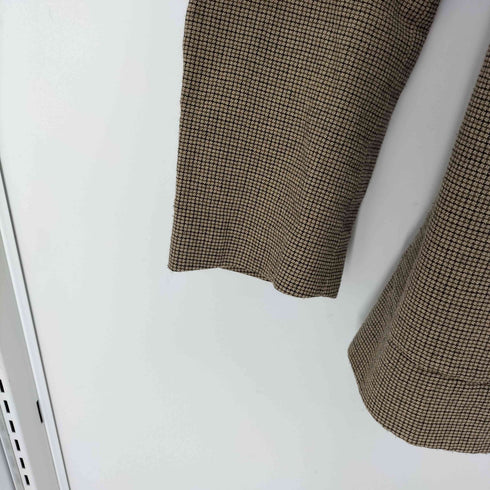 ザラ ZARA チェックテーラードジャケット メンズ import:L