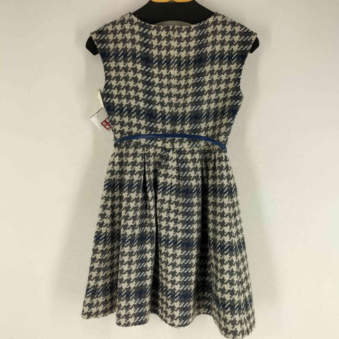 トゥービーバイアニエスベー To b. by agnes b. 千鳥格子 ベルト付ノースリーブワンピース レディース 36