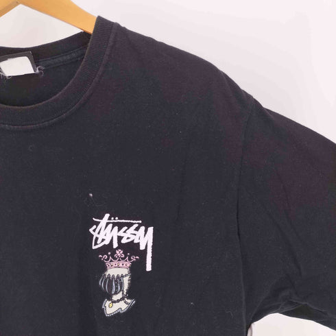 ステューシー Stussy メキシコ製 KNOWLEDGE IS KING 両面 プリント クルーネック Tシャツ メンズ import:L