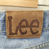リー Lee レザーパッチ ジップフライデニムパンツ メンズ