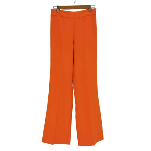 ザラ ZARA ハイウエスト カラー スラックス パンツ レディース M