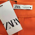 ザラ ZARA ハイウエスト カラー スラックス パンツ レディース M