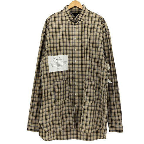 ロフトスキー rovtski L/S チェック ロングシャツ ワンピース メンズ FREE