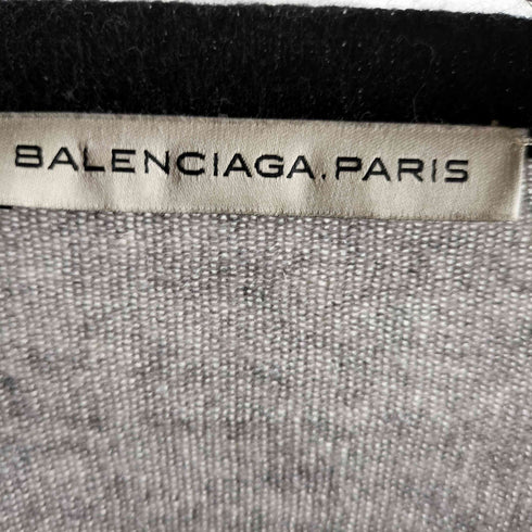 バレンシアガ BALENCIAGA アレキサンダーワン期 カシミア混 アーガイル柄 ウールロングニット レディース 40