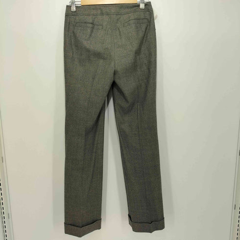 バーバリーロンドン BURBERRY LONDON 00S ウール ヘリンボーン ラメ パンツ レディース FR:38-40