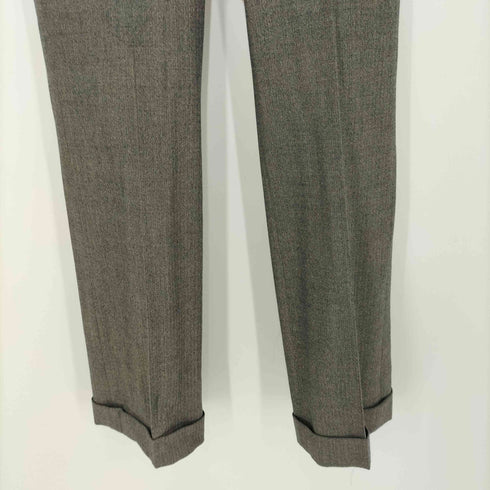 バーバリーロンドン BURBERRY LONDON 00S ウール ヘリンボーン ラメ パンツ レディース FR:38-40