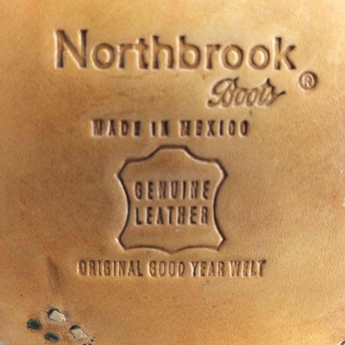 NORTH BROOK ウエスタンレザーブーツ メンズ 7 1/2