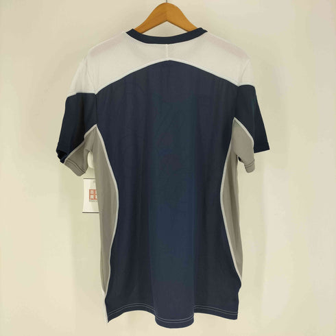 アンブロ UMBRO ロゴ プリント 切替 クルーネック Tシャツ ゲームシャツ メンズ O