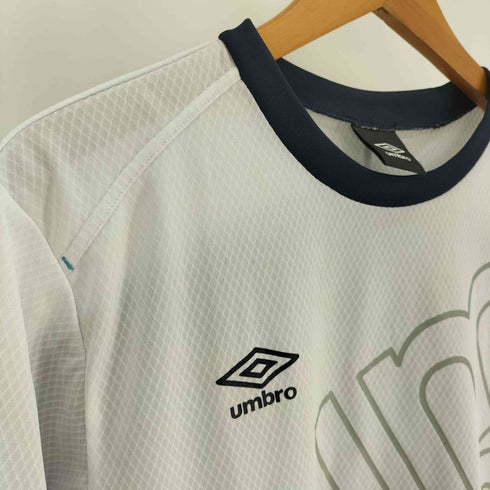 アンブロ UMBRO ロゴ プリント 切替 クルーネック Tシャツ ゲームシャツ メンズ O
