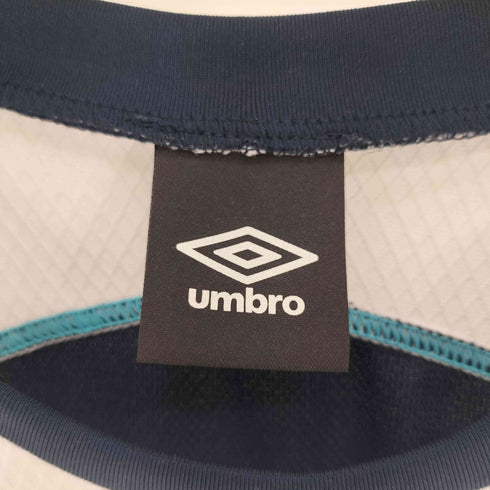 アンブロ UMBRO ロゴ プリント 切替 クルーネック Tシャツ ゲームシャツ メンズ O