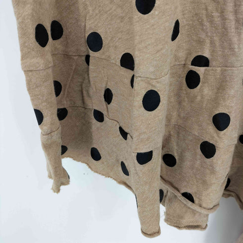 トリココムデギャルソン tricot COMME des GARCONS アシンメトリー 水玉 ノースリーブブラウス レディース