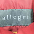 アレグリ allegri 2005AW スナップ ジップアップ中綿ベスト レディース 42