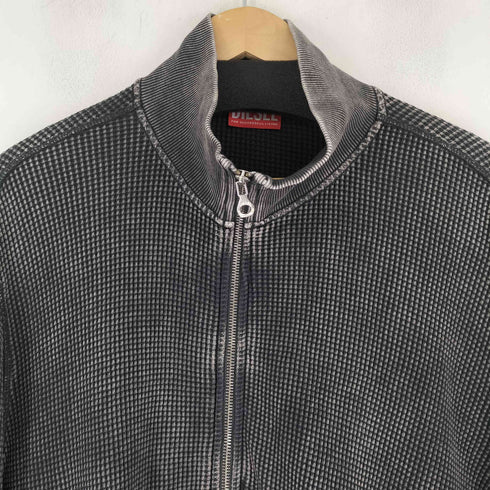 ディーゼル DIESEL 24SS S-GINAFY-ZIP マクロコットンワッフルジャケット メンズ JPN:XL