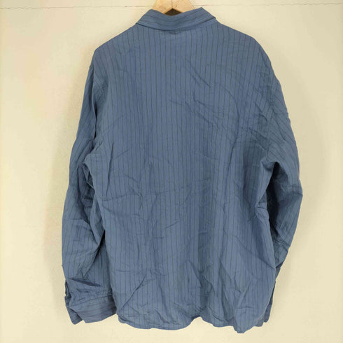 ザラ ZARA レーヨン混 ストライプL/S シャツ メンズ JPN:XL