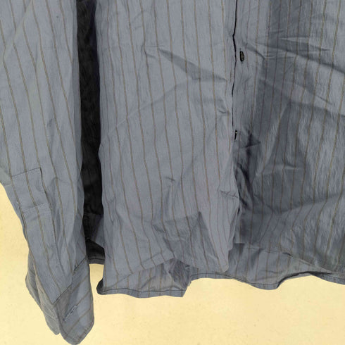 ザラ ZARA レーヨン混 ストライプL/S シャツ メンズ JPN:XL