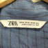 ザラ ZARA レーヨン混 ストライプL/S シャツ メンズ JPN:XL