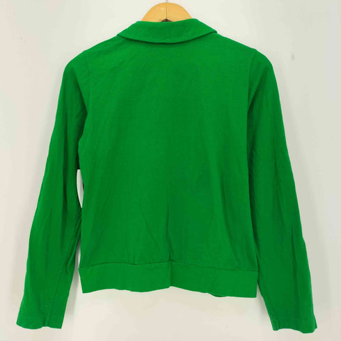 トリココムデギャルソン tricot COMME des GARCONS 丸襟 後染め 長袖シャツ レディース