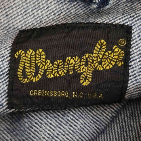 ラングラー Wrangler EARLYTIMES 刺繍 デニムジャケット メンズ