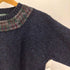 ポロバイラルフローレン Polo by RALPH LAUREN 80-90S 緑タグ チェック ライン メランジ ウール クルーネック ニット セーター メンズ import:L