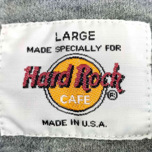 ハードロックカフェ Hard Rock Cafe 90s USA製 PARIS クルーネックスウェット メンズ import:L