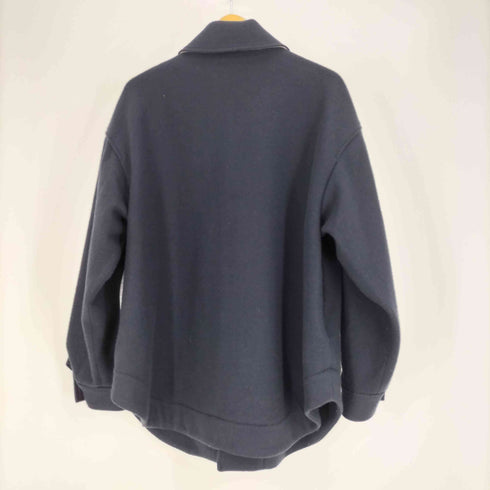 LIYOCA ニット メルトン オーバー シャツ ジャケット CPOジャケット レディース