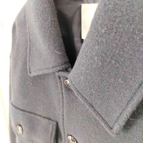 LIYOCA ニット メルトン オーバー シャツ ジャケット CPOジャケット レディース