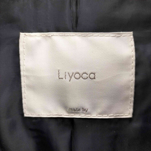 LIYOCA ニット メルトン オーバー シャツ ジャケット CPOジャケット レディース