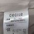 CECILE ボア切替 スナップボタン キルティングパファーコート レディース LL