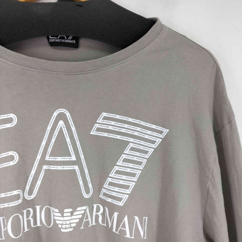 エンポリオアルマーニ EMPORIO ARMANI ロゴプリントクルーネックTシャツ メンズ XL