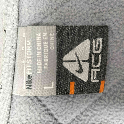 ナイキエーシージー NIKE ACG 08AW STORM FIT スウッシュ ロゴ 刺繍 斜めジップ マチポケット 裏地 フリース キルティング ジャケット マウンテン パーカー リバーシブル メンズ import:L