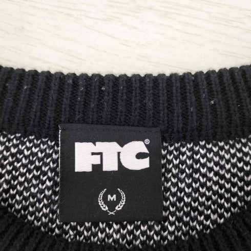 エフティーシー FTC アクリル ボーダーニット メンズ JPN:M