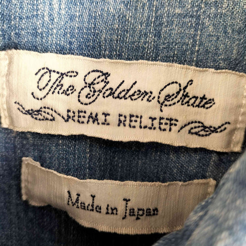 レミレリーフ REMI RELIEF ウェスタンデニムシャツ メンズ import:S