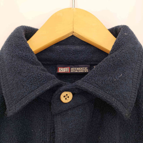 フェイデッドグローリー FADED GLORY 90s フリース ワークシャツジャケット メンズ import:S