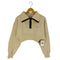 プランクプロジェクト PRANK PROJECT Hook Eye Collar Cropped Sweatshirt フック アイ カラー クロップド スウェットシャツ レディース FREE