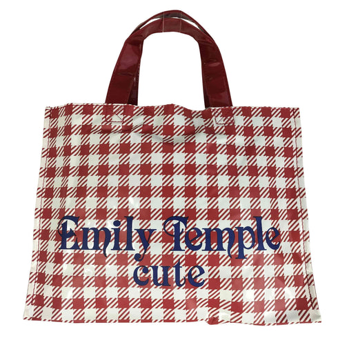 Emily Temple cute ショッパーエナメルバッグ レディース