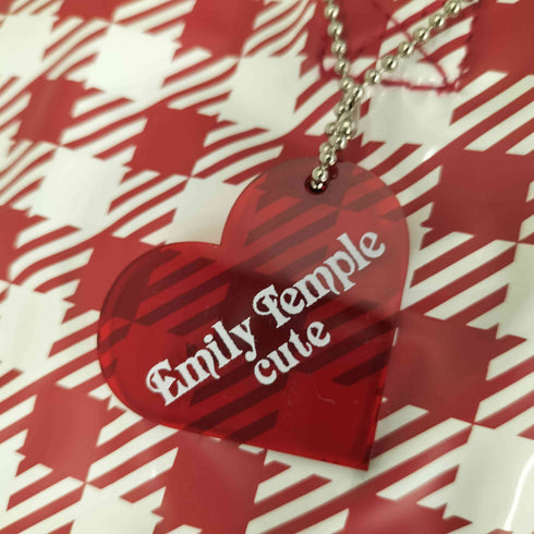 Emily Temple cute ショッパーエナメルバッグ レディース