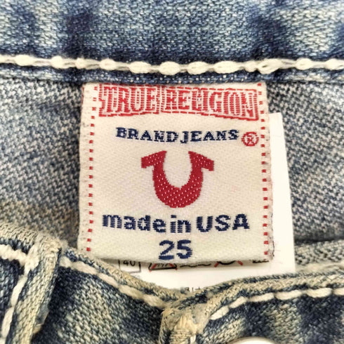 トゥルーレリジョン TRUE RELIGION USA製 フレアデニムパンツ レディース 25