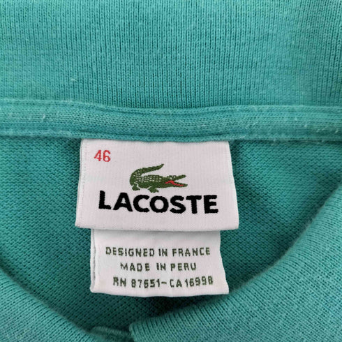 ラコステ LACOSTE ハーフスリーブ 鹿の子シャツ レディース EUR:46