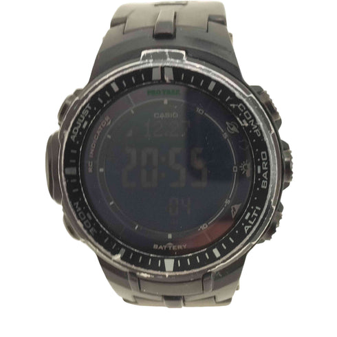 カシオ CASIO PROTREK PRW-3000-1AJF トリプルセンサーVer.3 ソーラー電波 腕時計 メンズ