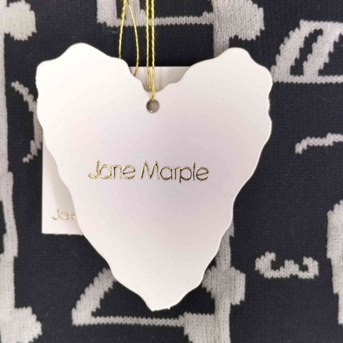 Jane Marple 音符柄 オーバーニーソックス レディース