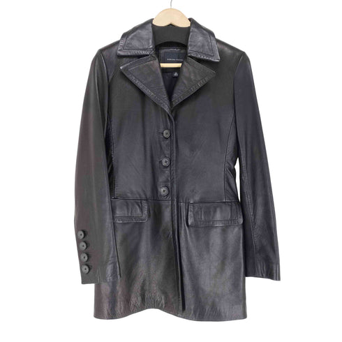 バナナリパブリック BANANA REPUBLIC リアルレザー 3Bジャケット レディース XS