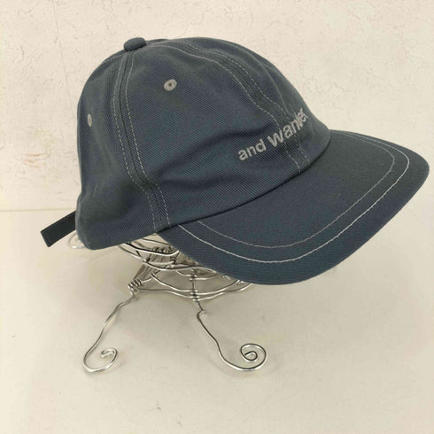 アンドワンダー and wander cotton twill cap メンズ