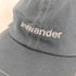 アンドワンダー and wander cotton twill cap メンズ